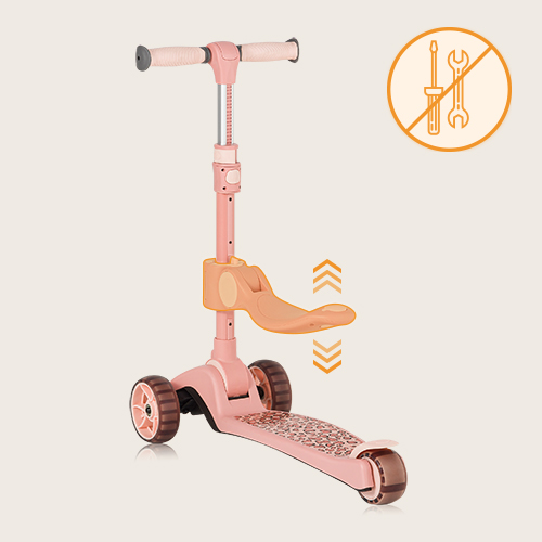 lionelo Franky Pink Rose — 2-in-1-Balance-Roller